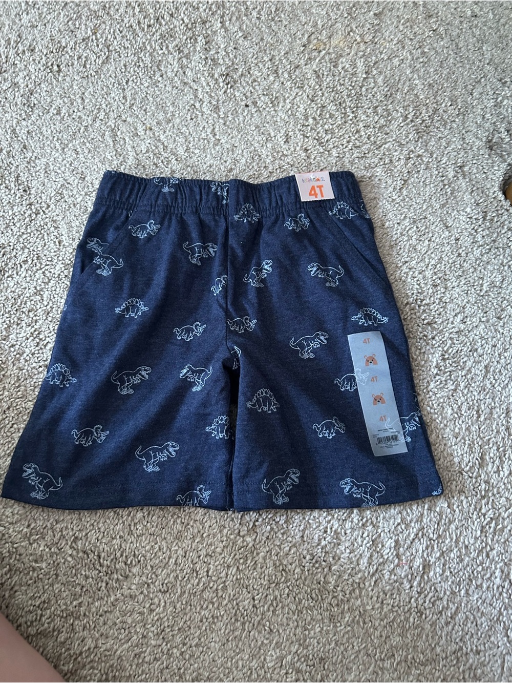 Garanimals 4T Blue Dinosaur Shorts NWT